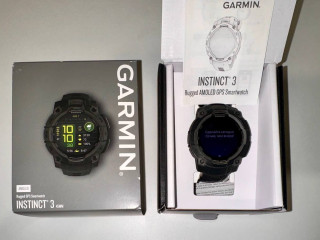 prodam-casy-garmin-instincts-3-amoled-v-idealnom-sostoianii-est-korobka-est-zariadka-deistvuiushhaia